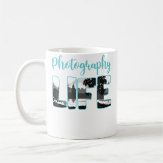 Taza De Café Camiseta de vida de fotografía Regalo de fotógrafo