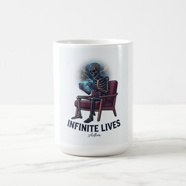 Taza De Café Camiseta de vidas infinitas (Centro)
