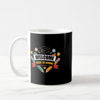 Taza De Café Camiseta de vuelta al cole Cute 2025 Manzana Estud