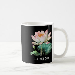 Taza De Café Camiseta de yoga minimalista con frase de mindfuln
