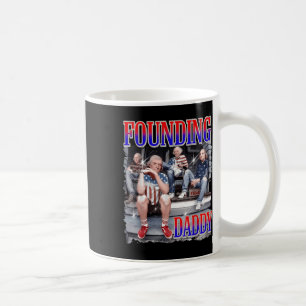 Taza De Café Camiseta del 4 de julio para hombre Padre fundador