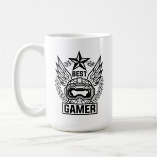 Taza De Café Camiseta del Campeón de E-Sports Mejor Jugador - V