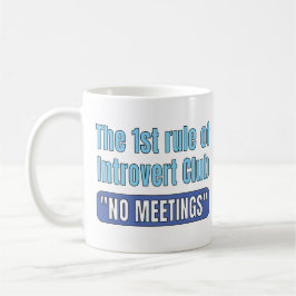 Taza De Café Camiseta del Club de Introvertidos