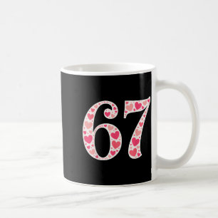 Taza De Café Camiseta del Día de San Valentín 67 6 7 Meme Diver