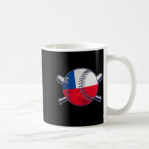 Taza De Café Camiseta del equipo de béisbol de Chile deporte bé