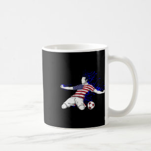 Taza De Café Camiseta del equipo nacional de fútbol de América 