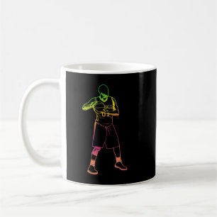 Taza De Café Camiseta del jugador de baloncesto masculino