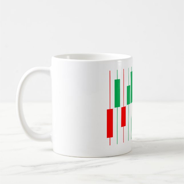 Taza De Café Camiseta del Mercado de Valores (Izquierda)