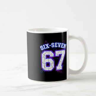 Taza De Café Camiseta deportiva universitaria retro 67 Six-seve