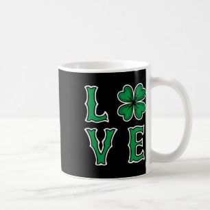 Taza De Café Camiseta Día de San Patricio Amor Maestra Festival