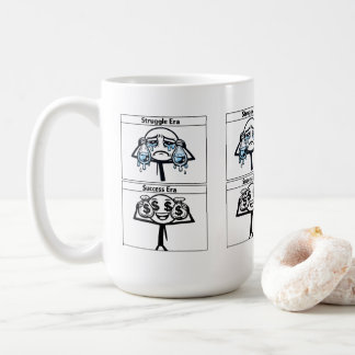 Taza De Café Camiseta Diseño divertido sobre la lucha de la dif