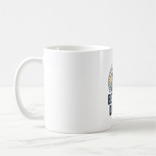 Taza De Café Camiseta Diseño Vectorial Perro Papá Vintage Berne