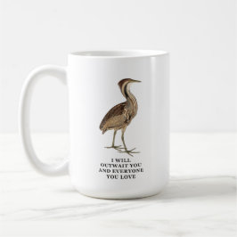 Taza De Café Camiseta Divertida de Avetoro Americano - Te Esper