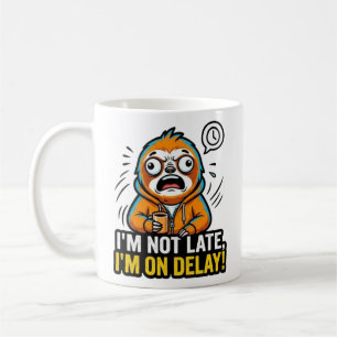 Taza De Café Camiseta Divertida de Café de Perezoso — No Estoy