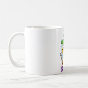 Taza De Café Camiseta divertida de cocodrilo para el domingo de
