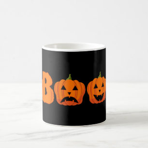 Taza De Café camiseta divertida de Halloween con cara de reacci