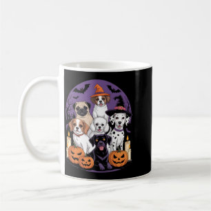 Taza De Café Camiseta divertida de Halloween de perro fantasma