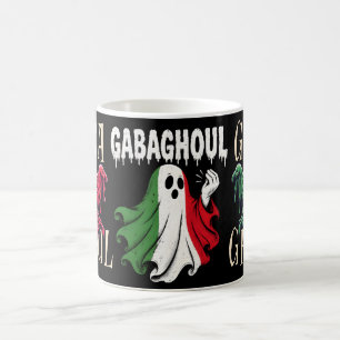 Taza De Café Camiseta divertida de Halloween Gabaghoul italiana