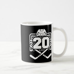 Taza De Café Camiseta divertida de hockey número 20 para jugado