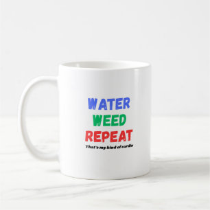Taza De Café Camiseta divertida de jardinería 'Maleza de agua r