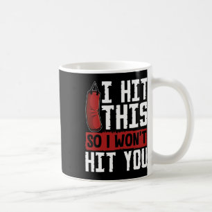Taza De Café Camiseta divertida de kickboxing Practico artes ma