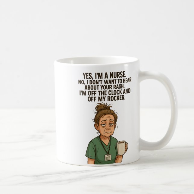 Taza De Café Camiseta divertida de la enfermera Mug Collection (Derecha)