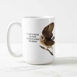 Taza De Café Camiseta divertida de lechuza común