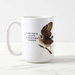 Taza De Café Camiseta divertida de lechuza común