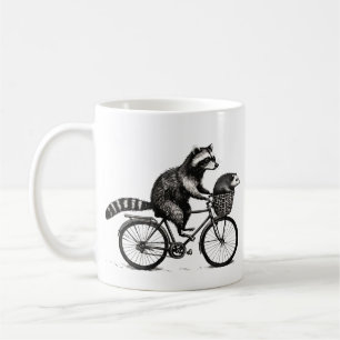 Taza De Café Camiseta Divertida de Mapache y Zarigüeya Meme - R