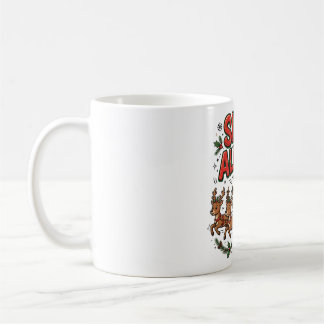 Taza De Café Camiseta divertida de Navidad con juego de palabra
