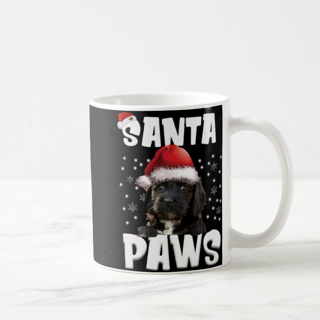 Taza De Café Camiseta divertida de Navidad para amantes de perr (Derecha)