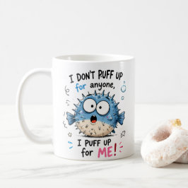 Taza De Café Camiseta divertida de niños de pez globo | Me infl