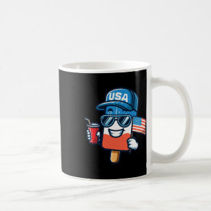 Taza De Café Camiseta divertida de paleta del 4 de julio Patrió
