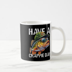 Taza De Café Camiseta divertida de papá pescador Ten un día Cra