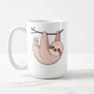 Taza De Café Camiseta divertida de perezoso para mujer Regalo d