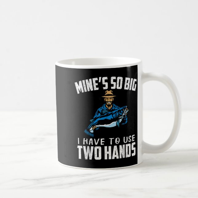 Taza De Café Camiseta Divertida de Pesca Sarcasmo Citas Broma A (Derecha)