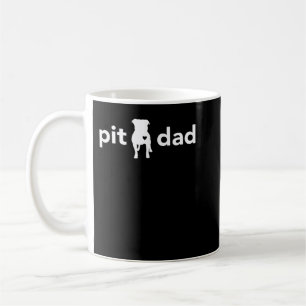 Taza De Café Camiseta divertida de Pitbull Dad para los amantes