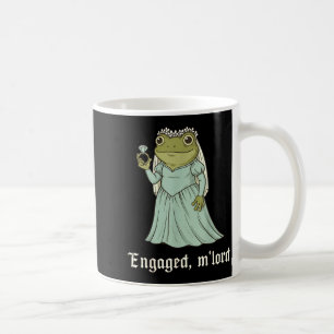 Taza De Café Camiseta divertida de rana de compromiso para pare