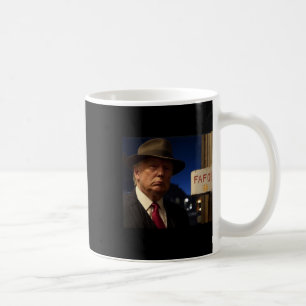 Taza De Café Camiseta divertida Donald Trump Fafo algodón negro