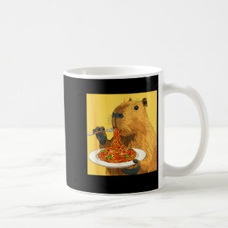 Taza De Café Camiseta Divertida Más Espaguetis Menos Capibara I