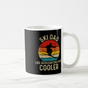 Taza De Café Camiseta divertida para papá esquiador Regalo de e