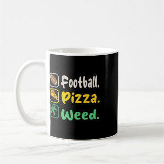 Taza De Café Camiseta Divertida Pizza De Fútbol Hierba Para Ama