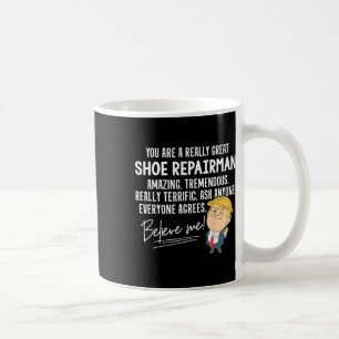 Taza De Café Camiseta divertida regalo zapatero realmente genia