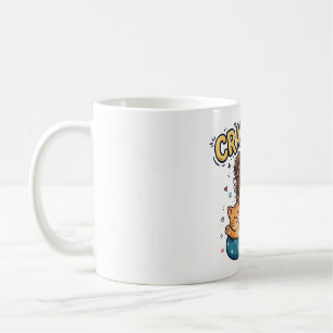 Taza De Café Camiseta Divertida Señora Gatos Locos