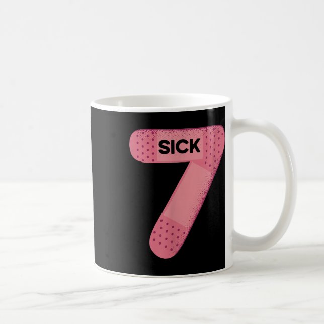 Taza De Café Camiseta divertida Sick Seven Meme Six Seven  (Derecha)