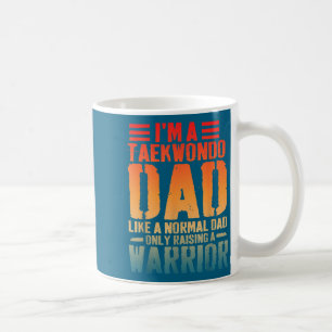 Taza De Café Camiseta Divertida Taekwondo Papá Como Papá Normal