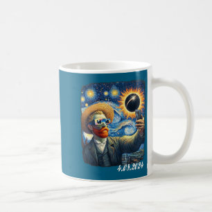 Taza De Café Camiseta Divertida Van Gogh Noche Estrellada Total