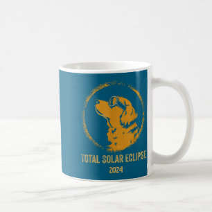 Taza De Café Camiseta Eclipse Solar Total Golden Retriever