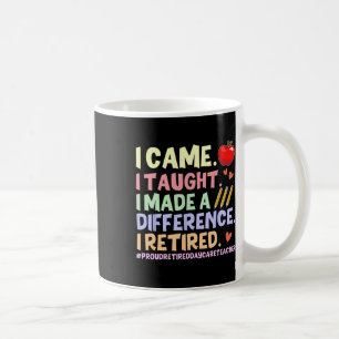 Taza De Café Camiseta Enseñé Me Retiré – Día Orgulloso de Jubil