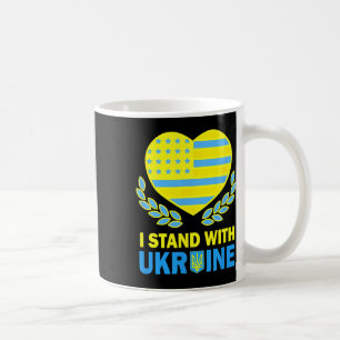Taza De Café Camiseta Estados Unidos Apoya a Ucrania Bandera Uc